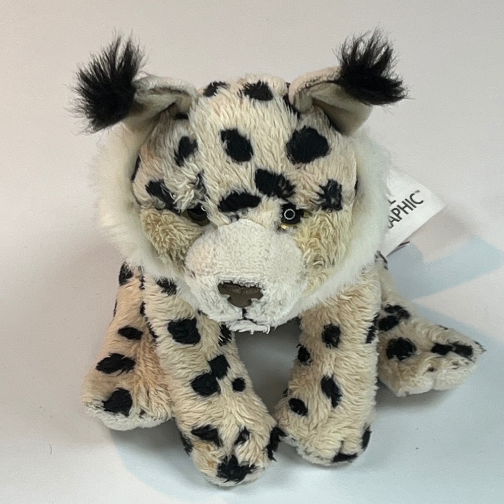 National Geographic‎ Lelly Iberian Lynx Plush Spotted Wild Cat Stuffed Animal 6"